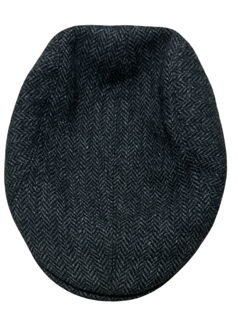 Biddy Murphy Irish Wool Tweed Newsboy Cap for Men, Herringbone